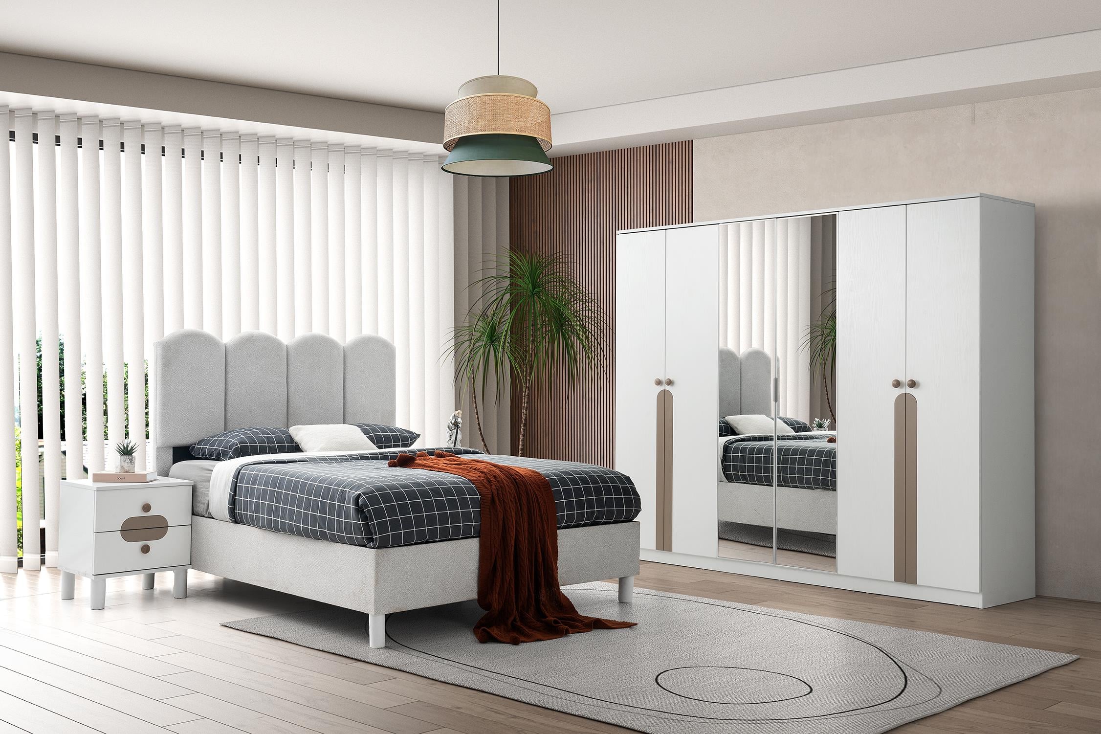 Yatak Odası TakımıAvm 24Everest %100 MDF Yatak Odası Takımı %100 MDF | Ücretsiz Teslimat ve Kurulum