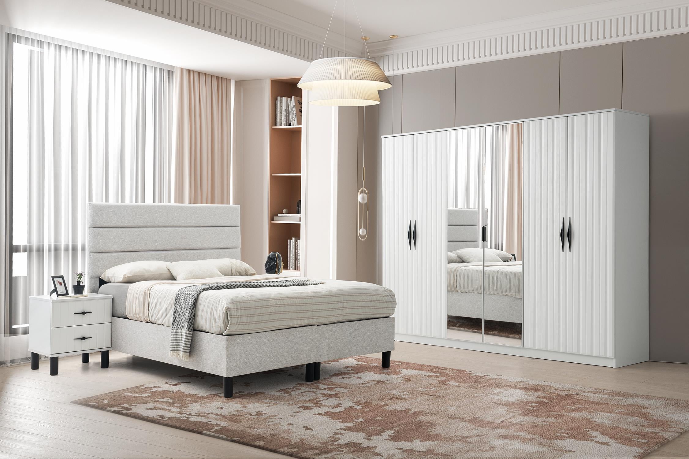 Yatak Odası TakımıAvm 24Kaz %100 MDF Yatak Odası Takımı %100 MDF | Ücretsiz Teslimat ve Kurulum