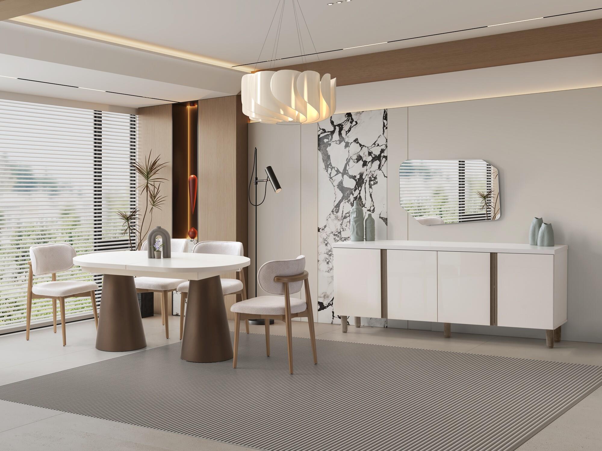 Yemek Odası TakımıAvm 24Miami Yemek Odası Takımı %100 MDF | Ücretsiz Teslimat ve Kurulum