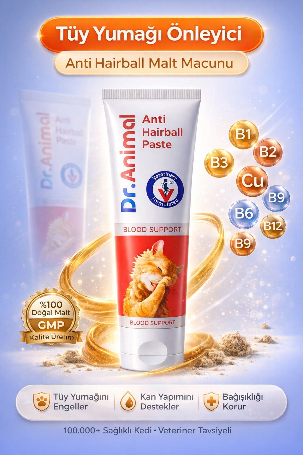 75 GR Anti Hairbal Paste | Kan Yapıcı | Dr.Animal