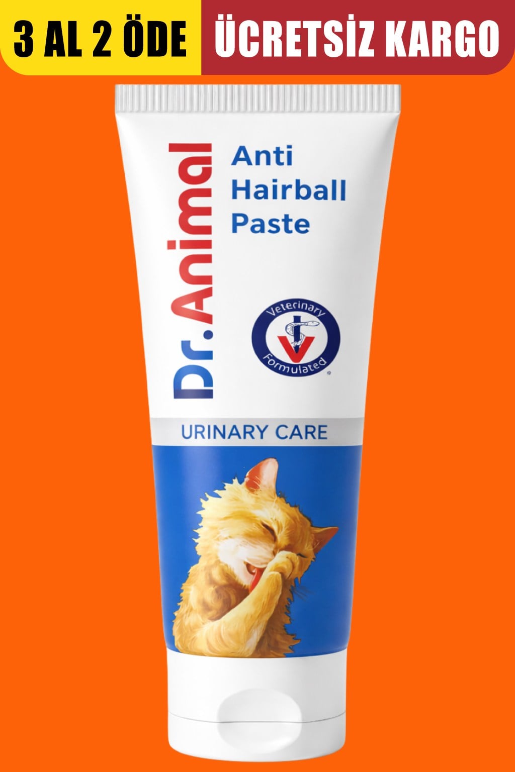 İdrar Yolu Destekleyici Macun | Urinary Paste | Anti Hairbal Paste | 75 Gr | Dr.Animal
