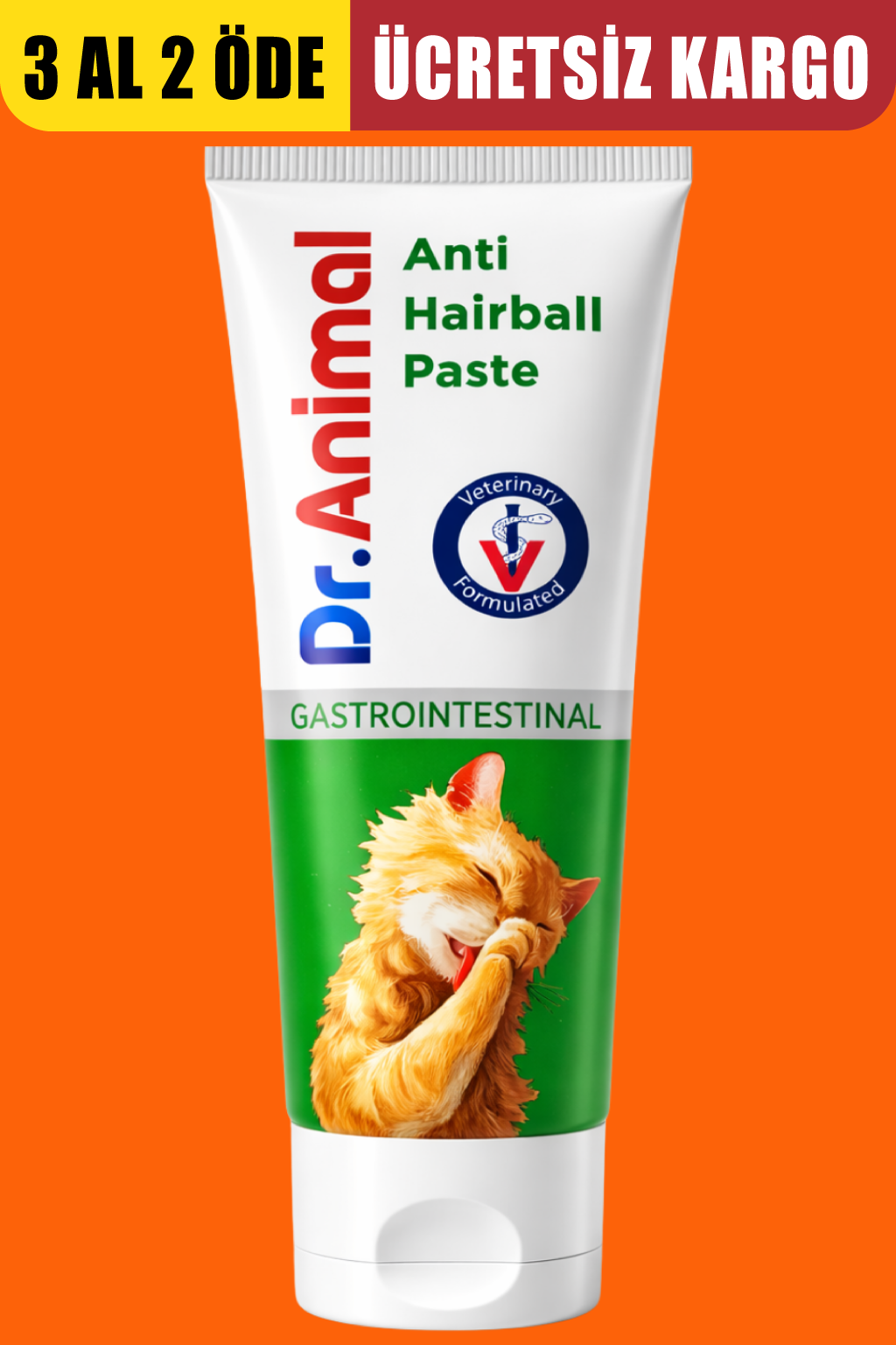 Sindirim Sistemi Macunu | Gastrointestinal Paste | Anti Hairbal Paste | 75 Gr | Dr.Animal