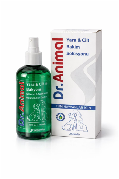 250 ML DR ANİMAL YARA VE CİLT BAKIM SOLÜSYONU