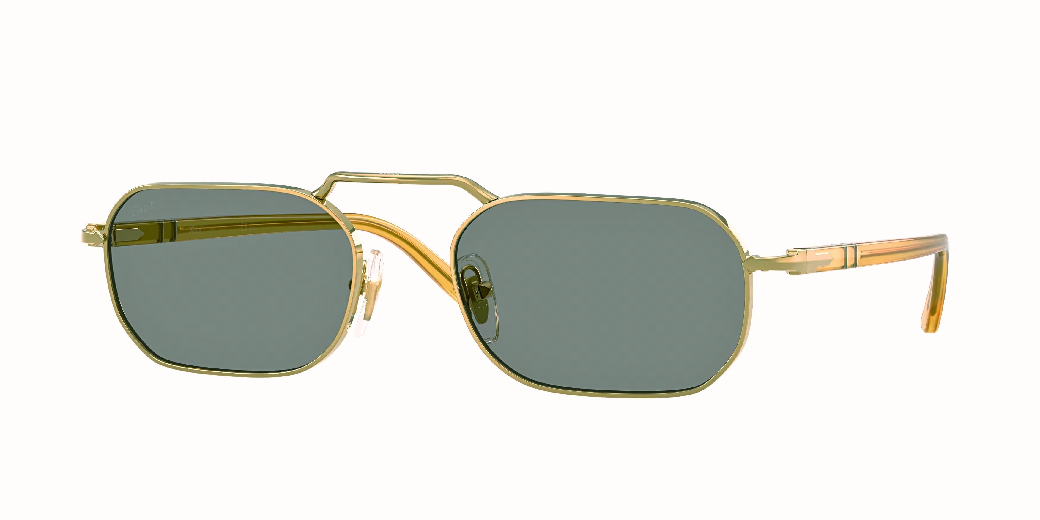 PERSOL 1020 EŞREF TEK Güneş Gözlüğü (Gold/Mavi Cam)