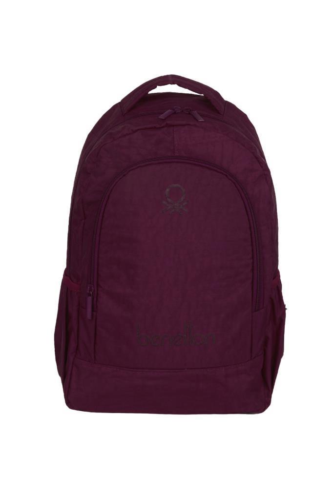 Benetton Okul Sırt Çantası Mor 70017