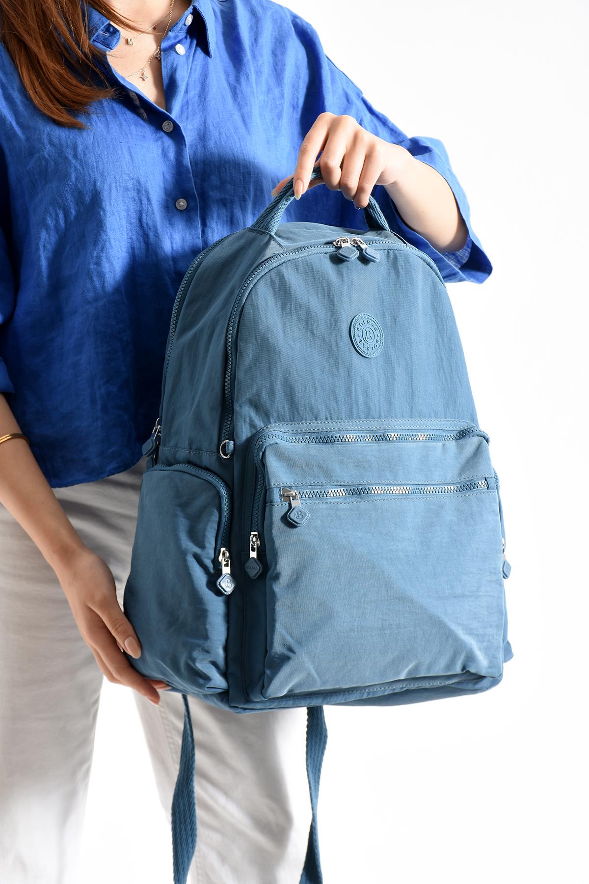 Bolsas Kadın Okul Sırt Çanta Mavi 1094
