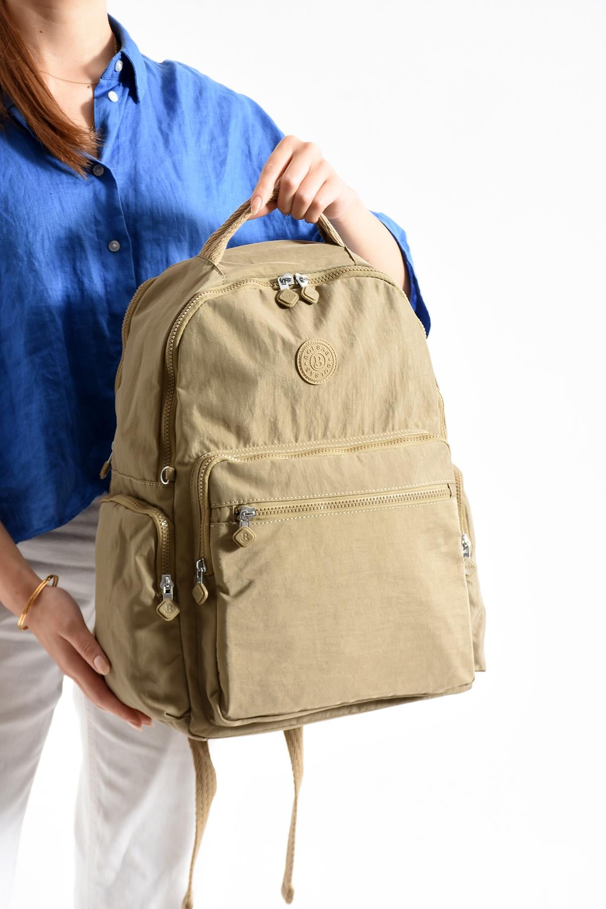 Bolsas Kadın Okul Sırt Çanta Vizon 1094