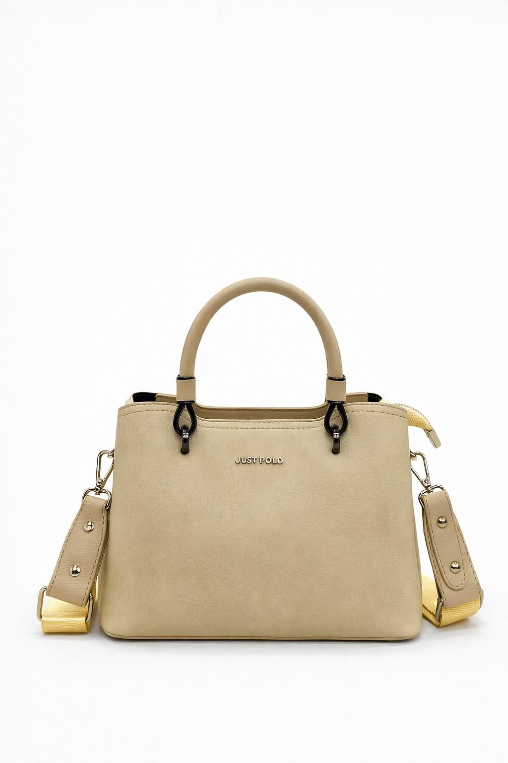 Just Polo Çapraz Askılı Kadın Çanta Krem 6070