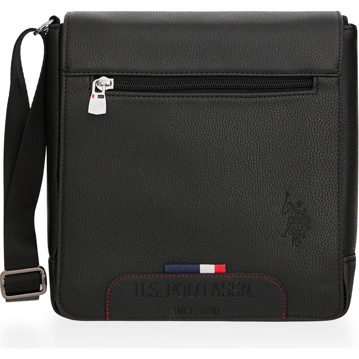 U.S. Polo Assn. Çapraz Askılı Erkek Postacı Çantası Siyah 8425