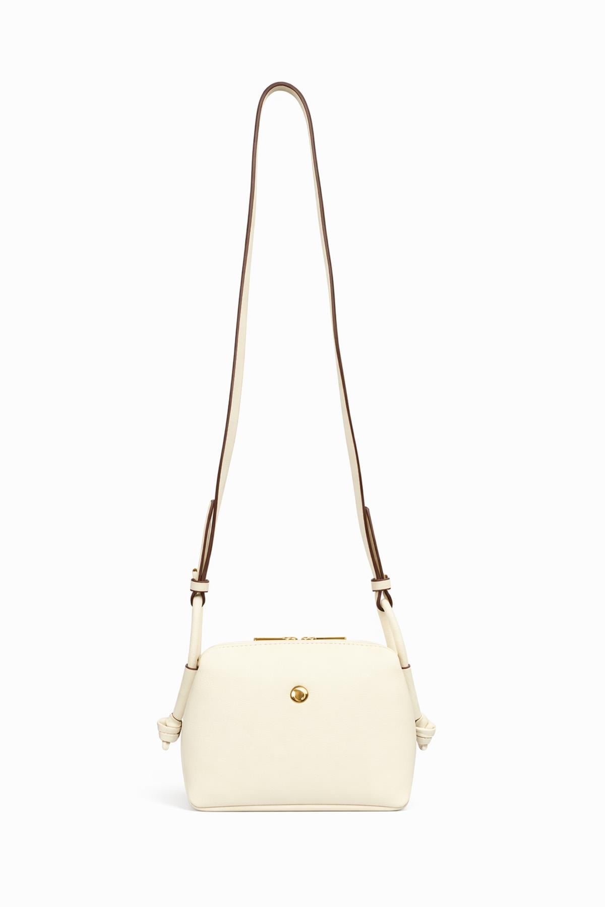 U.S. Polo Assn. Çapraz Askılı Kadın Çanta Beyaz Us23258