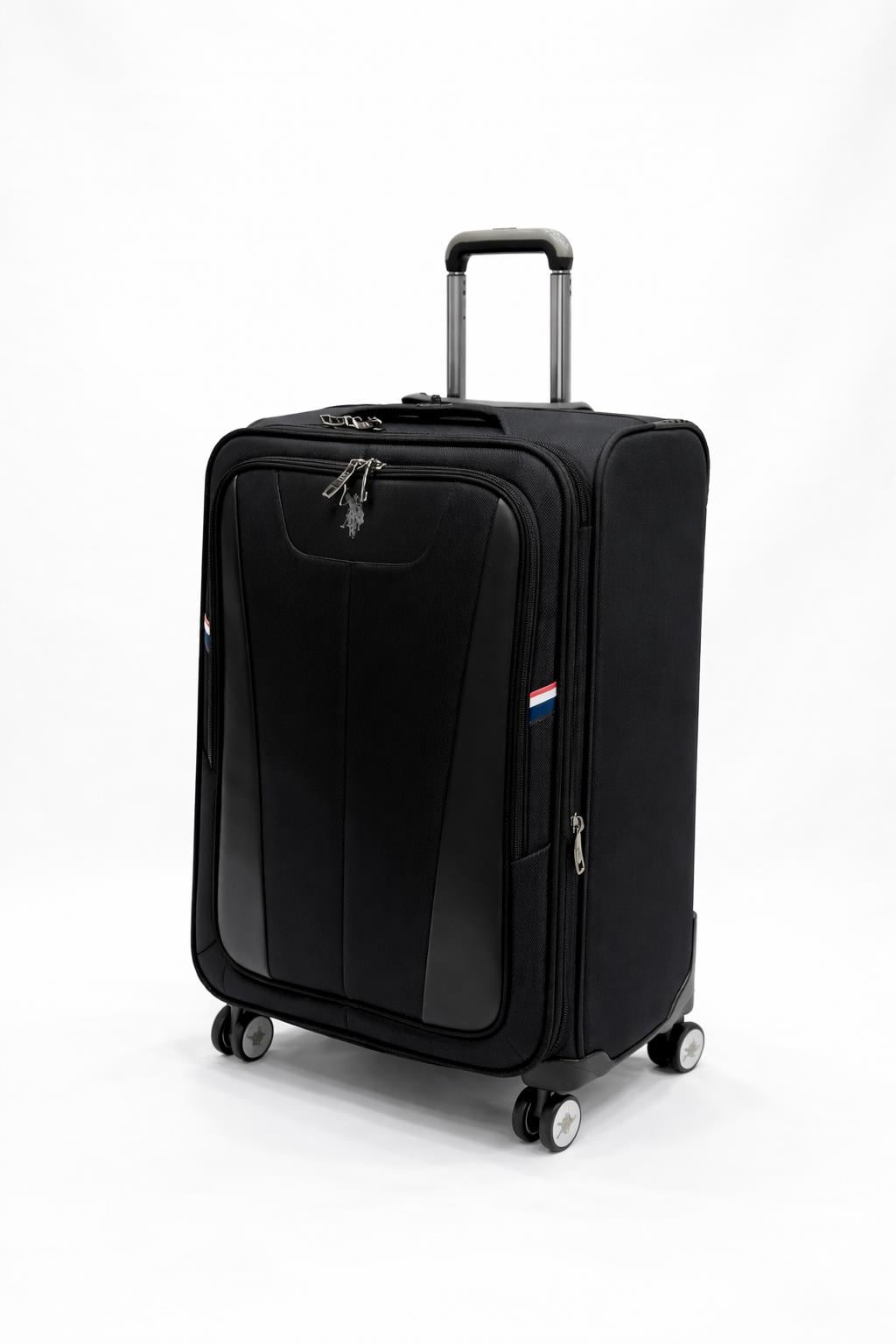 U.S. Polo Assn. Hafif Lüx Kumaş Orta Boy Valiz Siyah 26045