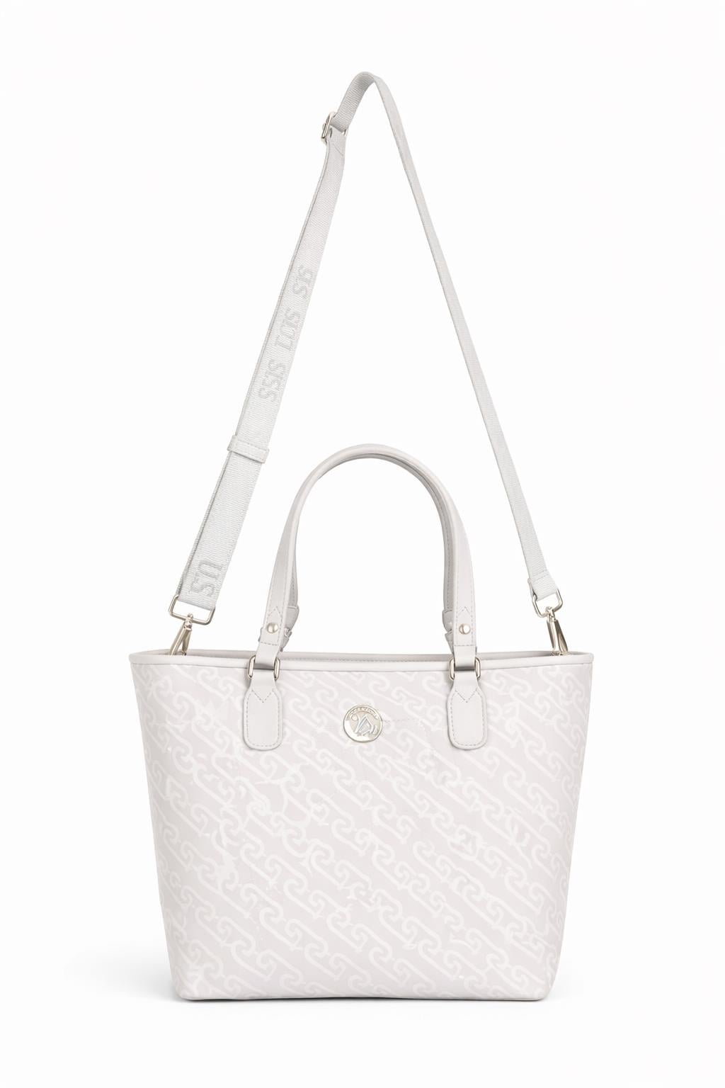 U.S. Polo Assn. Kadın Omuz Çanta Beyaz-Grı Us24106