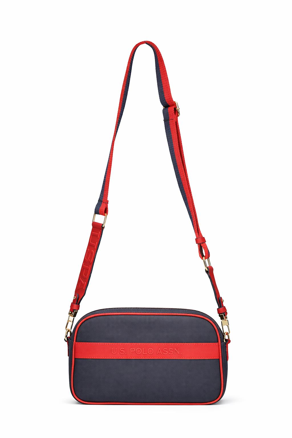 U.S. Polo Assn. Kadın Çapraz Çanta Lacivert-Beyaz-Kırmızı Us24281