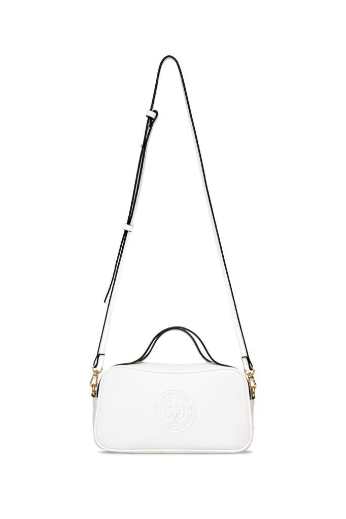 U.S. Polo Assn. Çapraz Askılı Kadın Çanta Beyaz Us25270