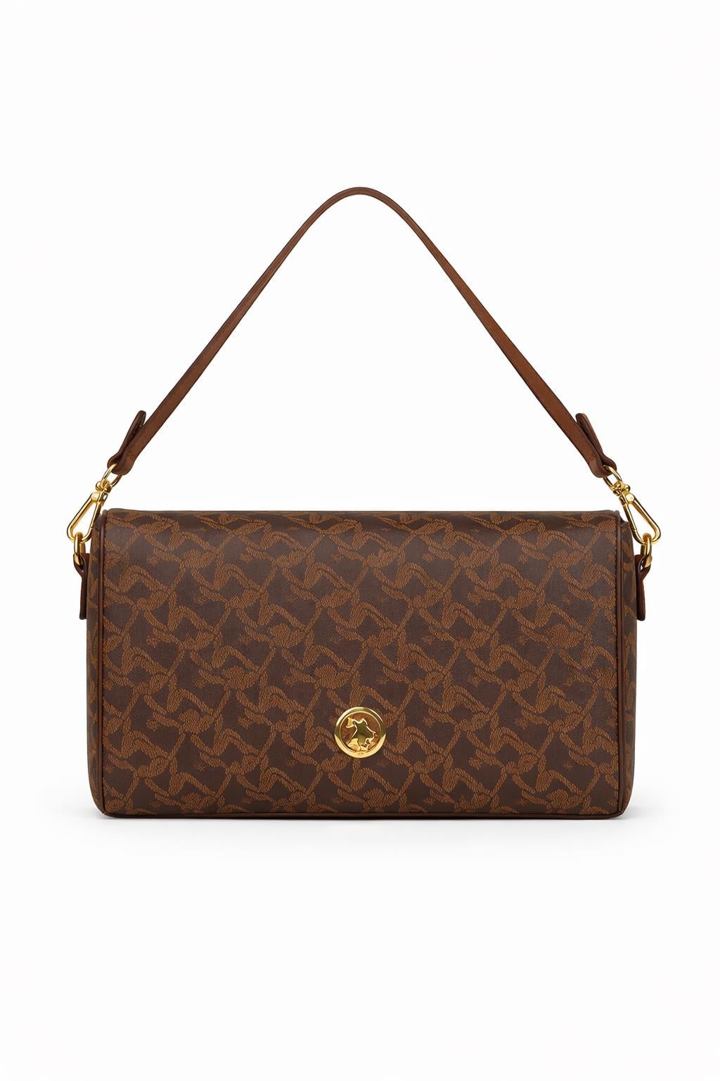 U.S. Polo Assn. Çapraz Askılı Kadın Çanta Kahve Us23527