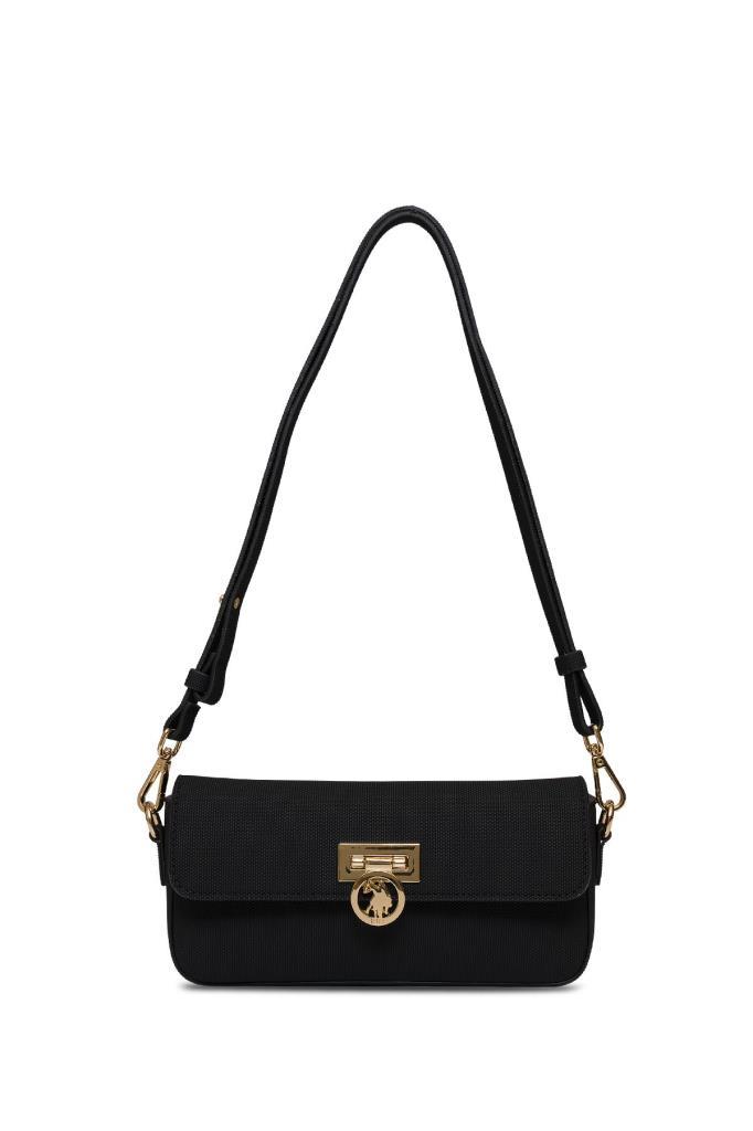 U.S. Polo Assn. Çapraz Askılı Kadın Çanta Siyah Us25243