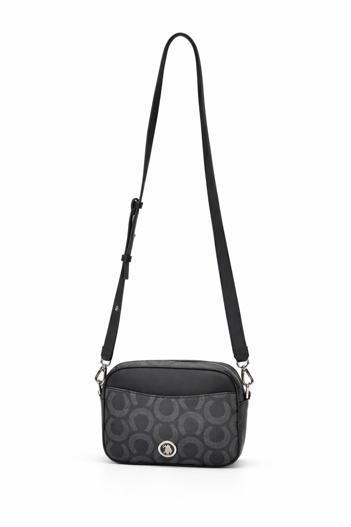 U.S. Polo Assn. Çapraz Askılı Kadın Çanta Siyah Us24198