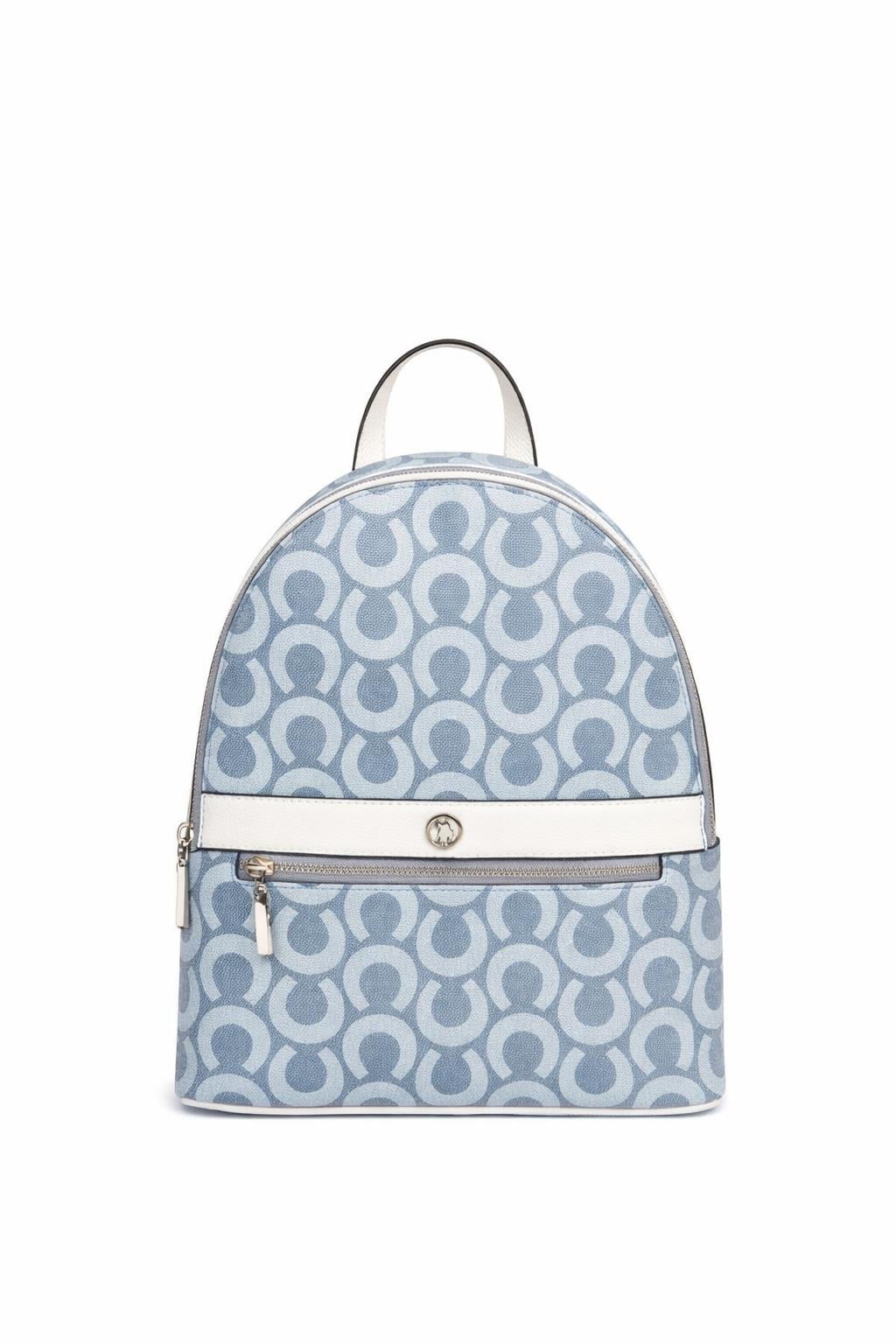 U.S. Polo Assn. Kadın Sırt Çanta Denim-Beyaz Us23199