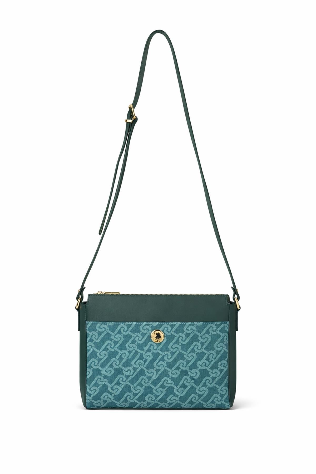 U.S. Polo Assn. Çapraz Askılı Kadın Çanta Petrol Us23515