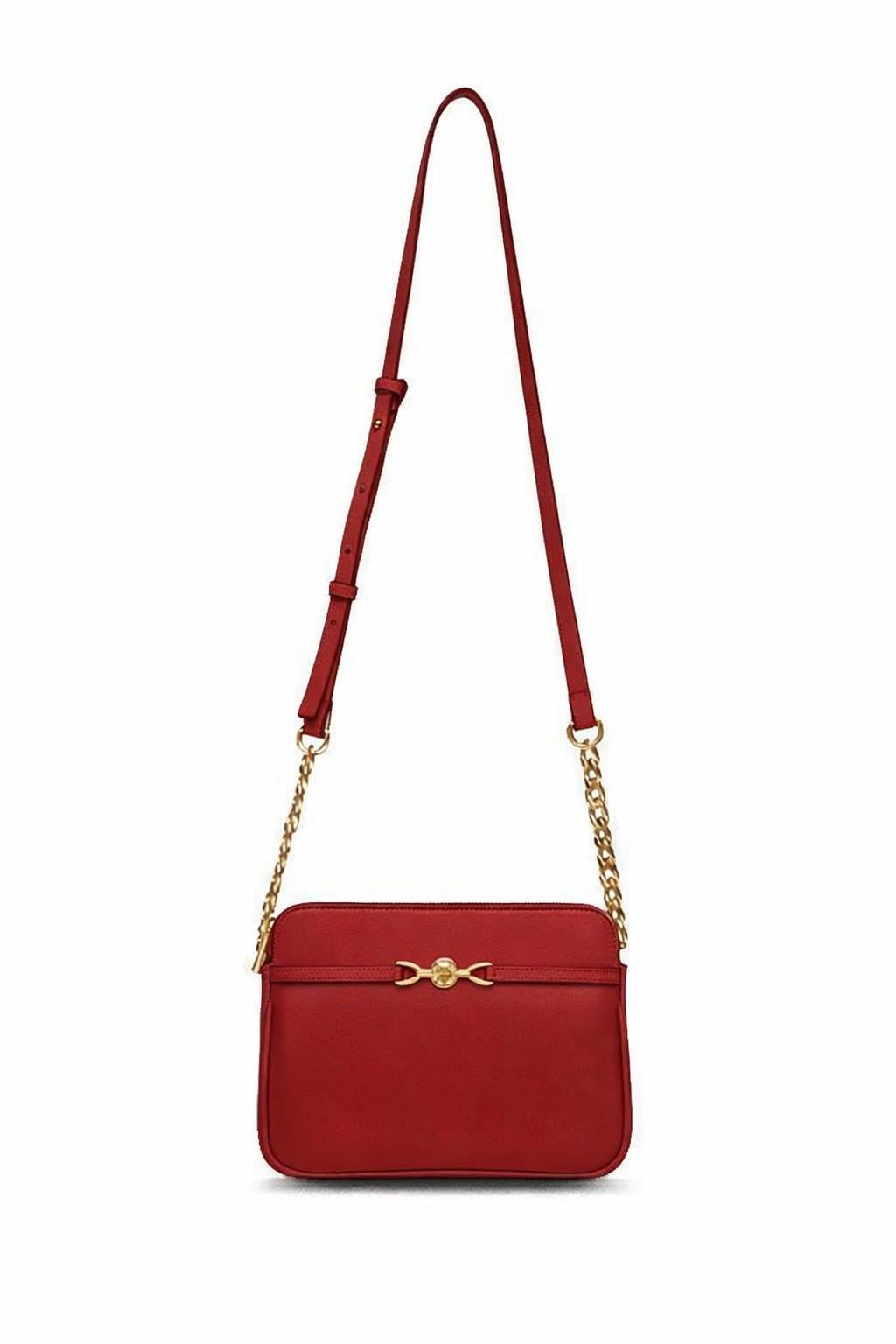 U.S. Polo Assn. Çapraz Askılı Kadın Çanta Kırmızı Us25239