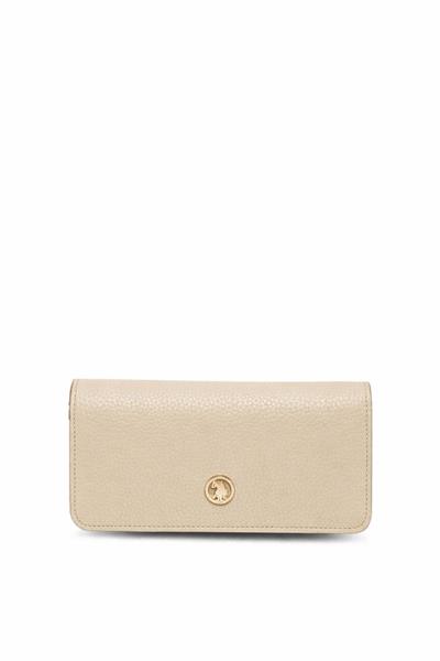 U.S. Polo Assn. Kadın Cüzdanı Bej Usc25371