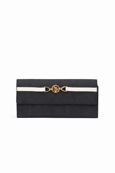 U.S. Polo Assn. Kadın Cüzdanı Lacivert-Kırmızı-Beyaz Usc25368