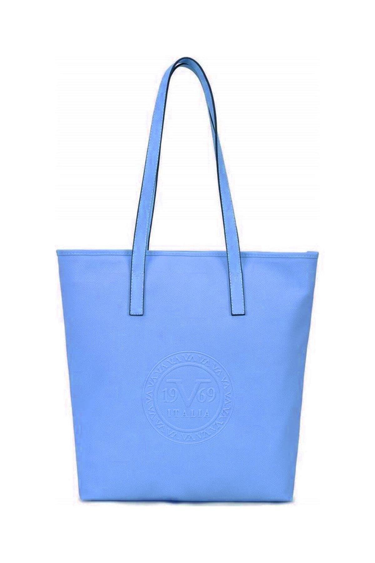 19v69 Italia Kadın Omuz Çantası Mavi 1986