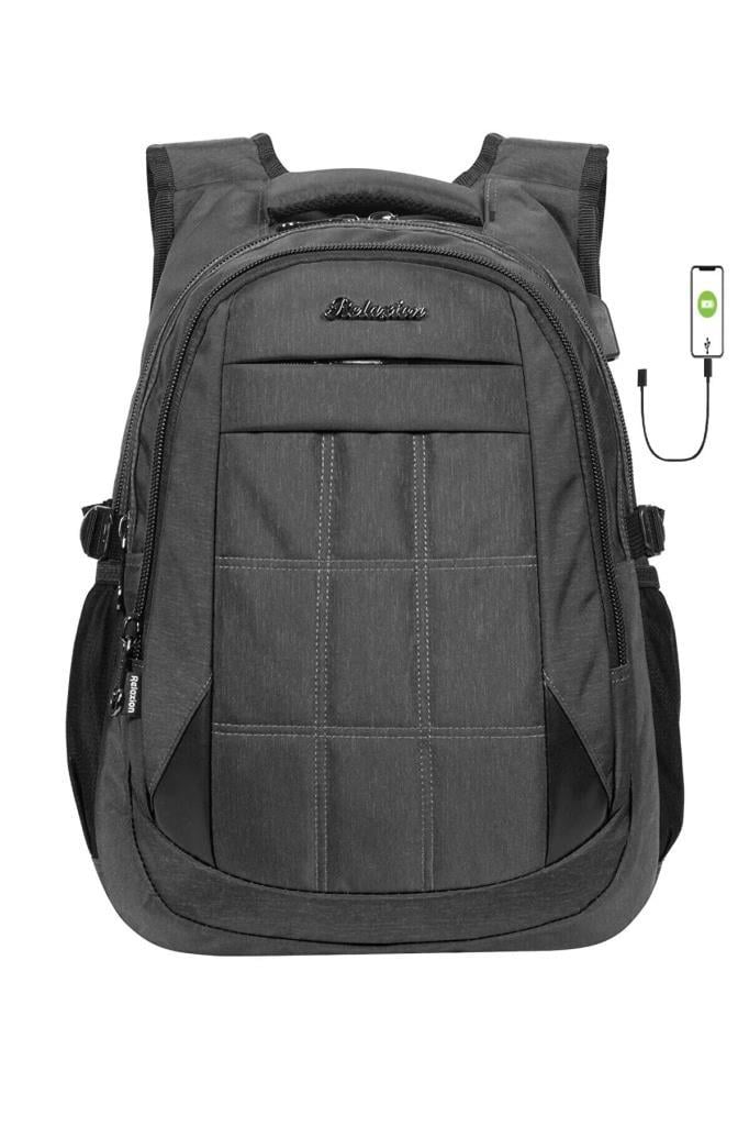 2227 Yarasa Sırt Çantası - Gri - Tek Ebat