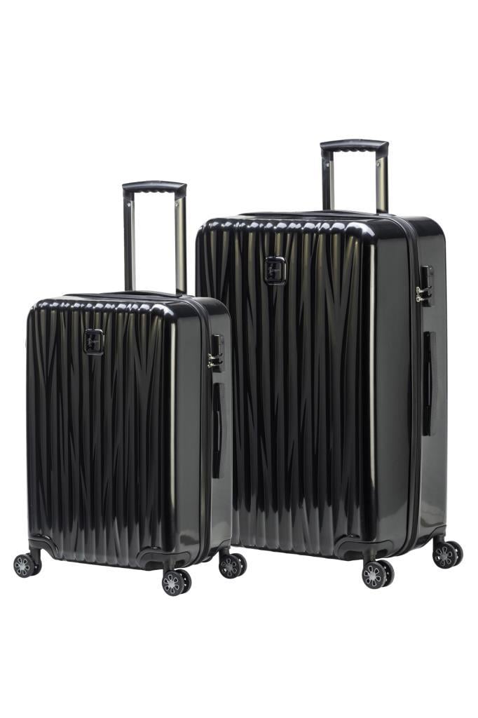 2'li Valiz Seti Polikarbon Büyük Boy – Orta Boy Valiz Siyah 1815