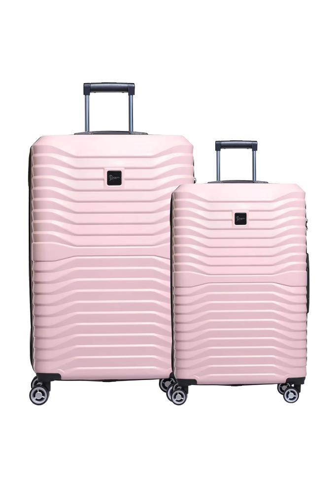 2'li Valiz Seti Polikarbon Büyük Boy – Orta Boy Valiz Pudra 1819