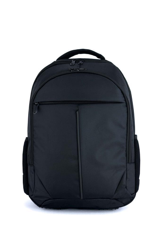 4 Bölmeli Okul Sırt Çantası (Laptop Bölmeli) Siyah 2120