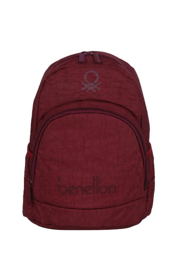 Benetton Anaokul Sırt Çantası Bordo 70019