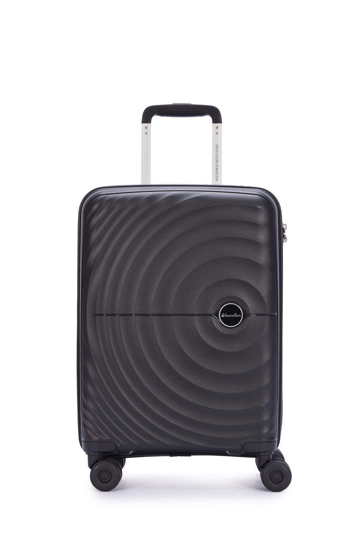 Benetton Kabin Boy %100 Polipropilen Valiz Siyah 14Bnt8002