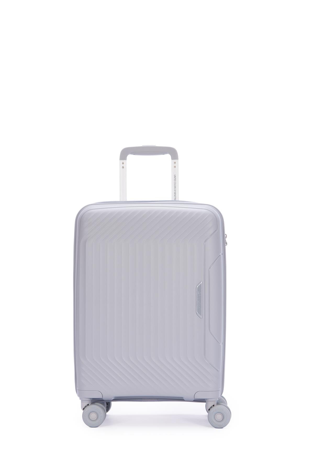 Benetton Kabin Boy %100 Polipropilen Valiz Açık Gri 14Bnt8001