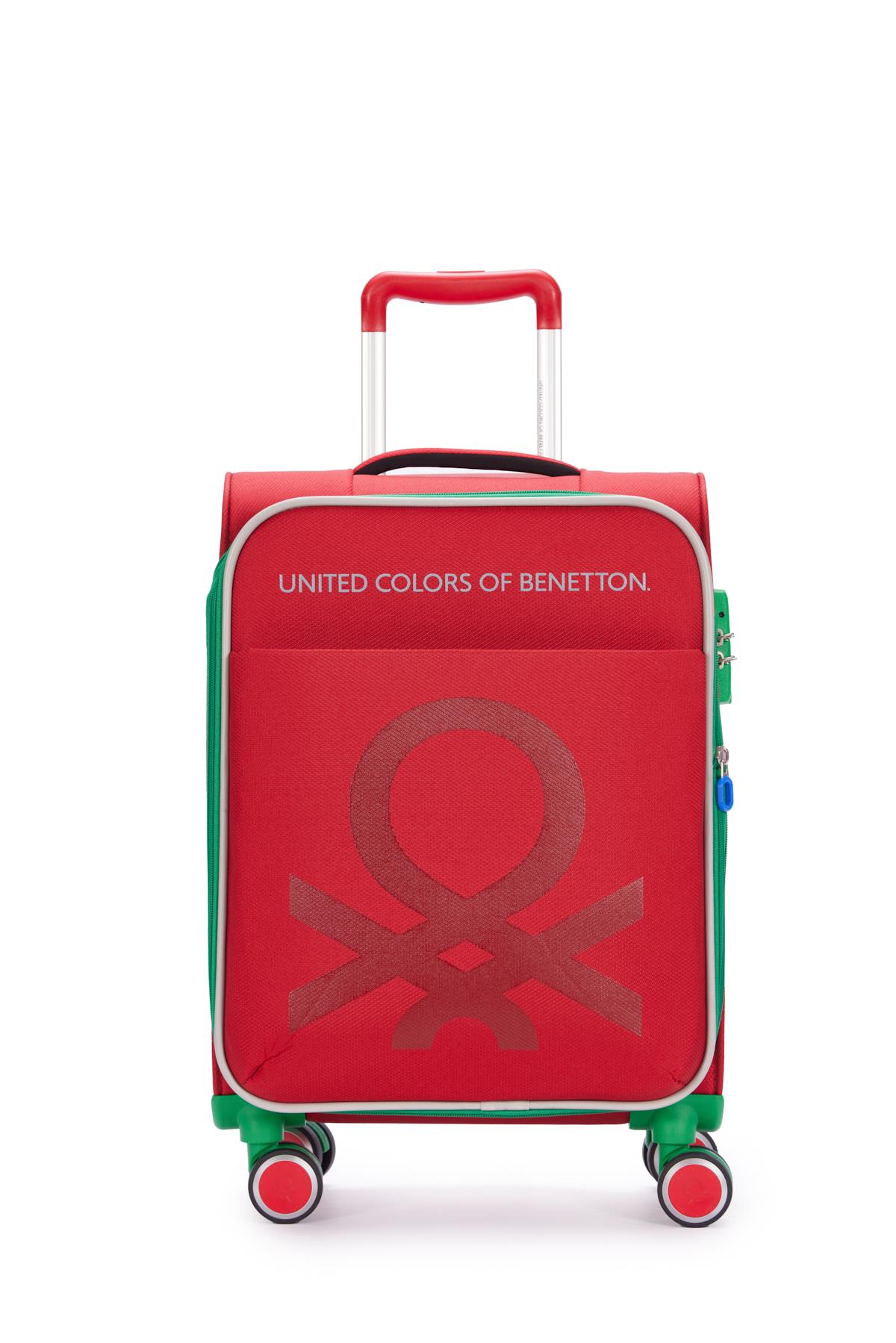 Benetton Kabin Boy Kumaş Valiz Kırmızı Bnt2200