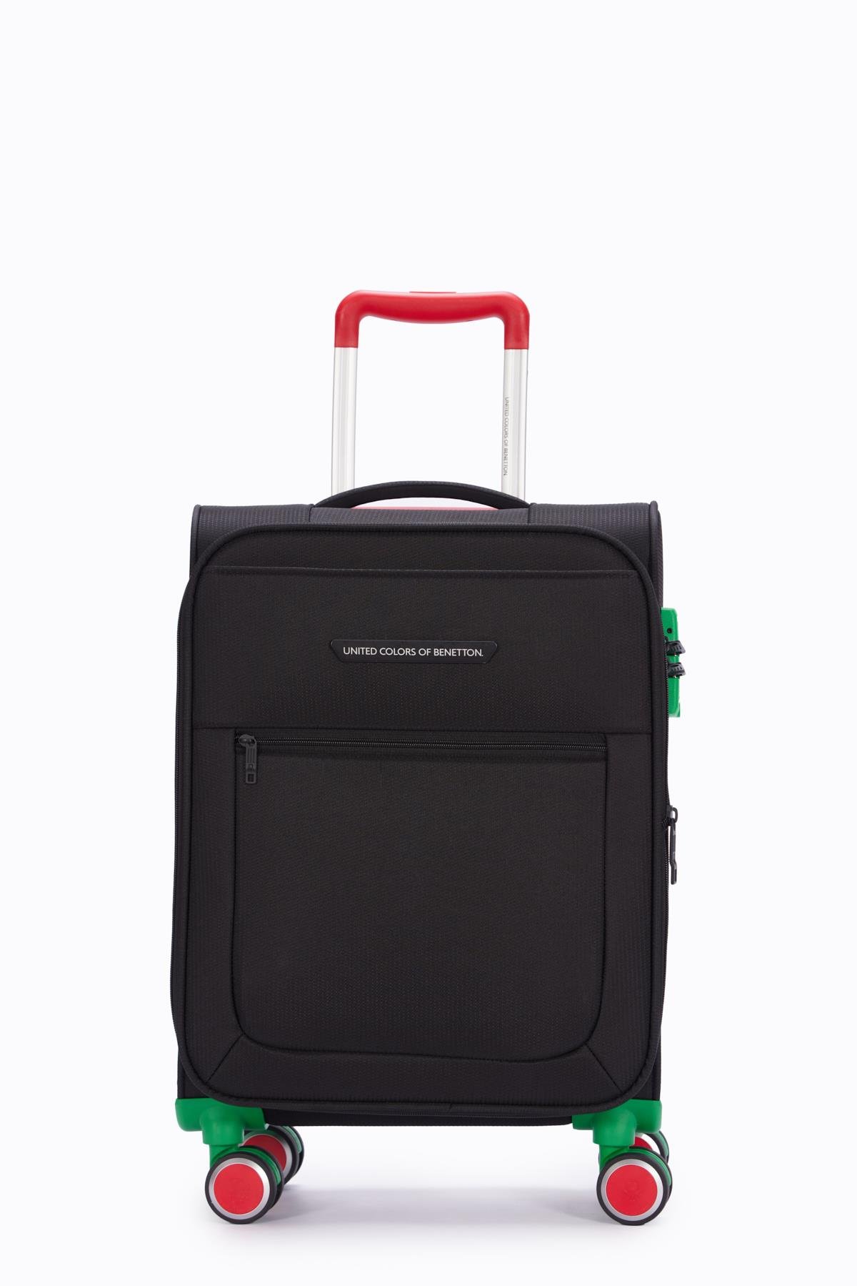 Benetton Kabin Boy Kumaş Valiz Siyah Bnt2800