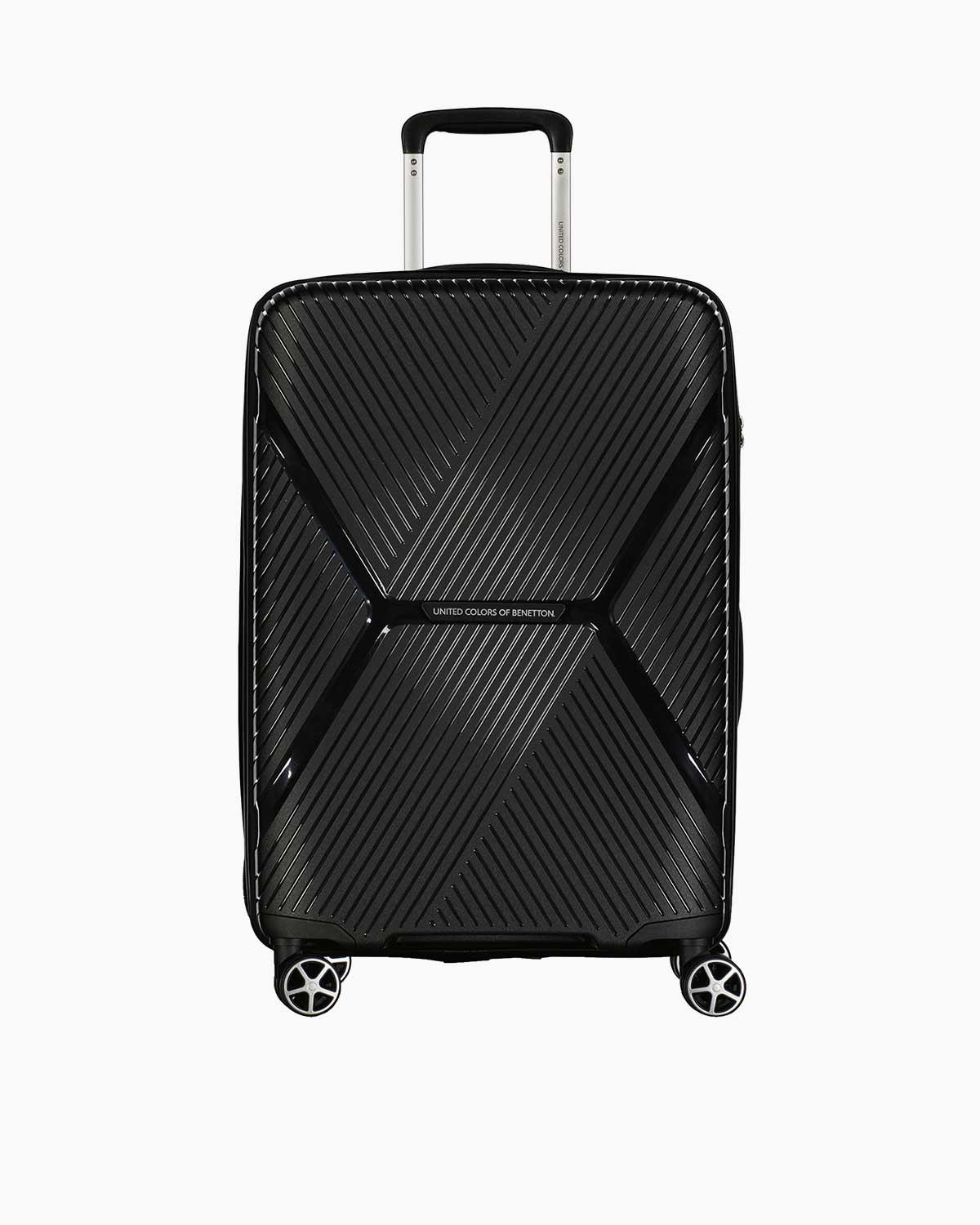 Benetton Orta Boy %100 Polipropilen Valiz Siyah Bnt3000