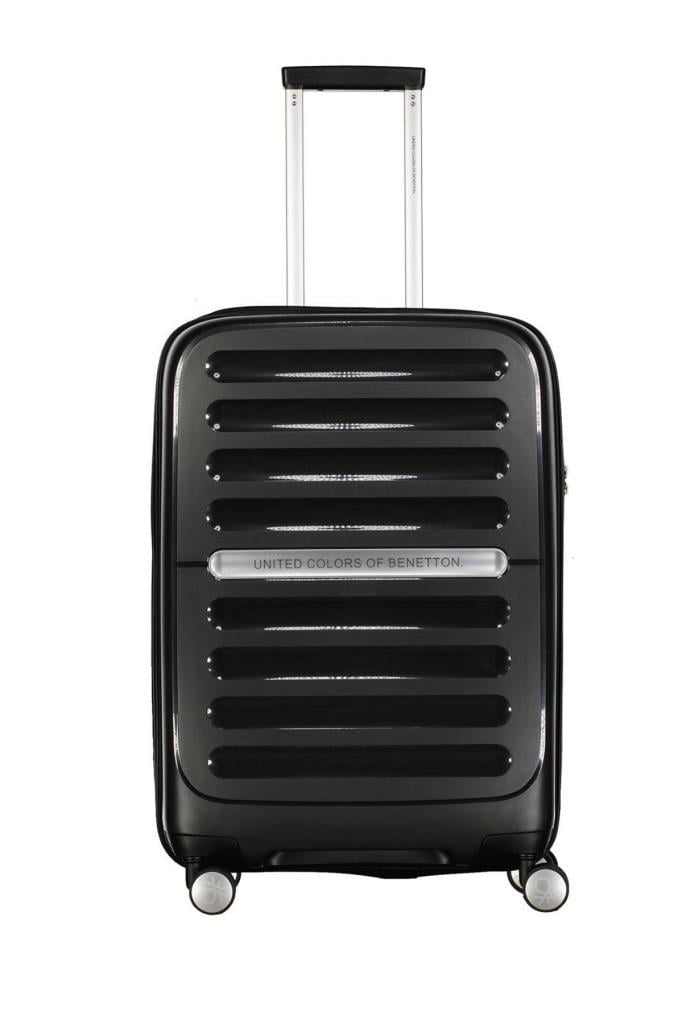Benetton Orta Boy %100 Polipropilen Valiz Siyah Bnt1000