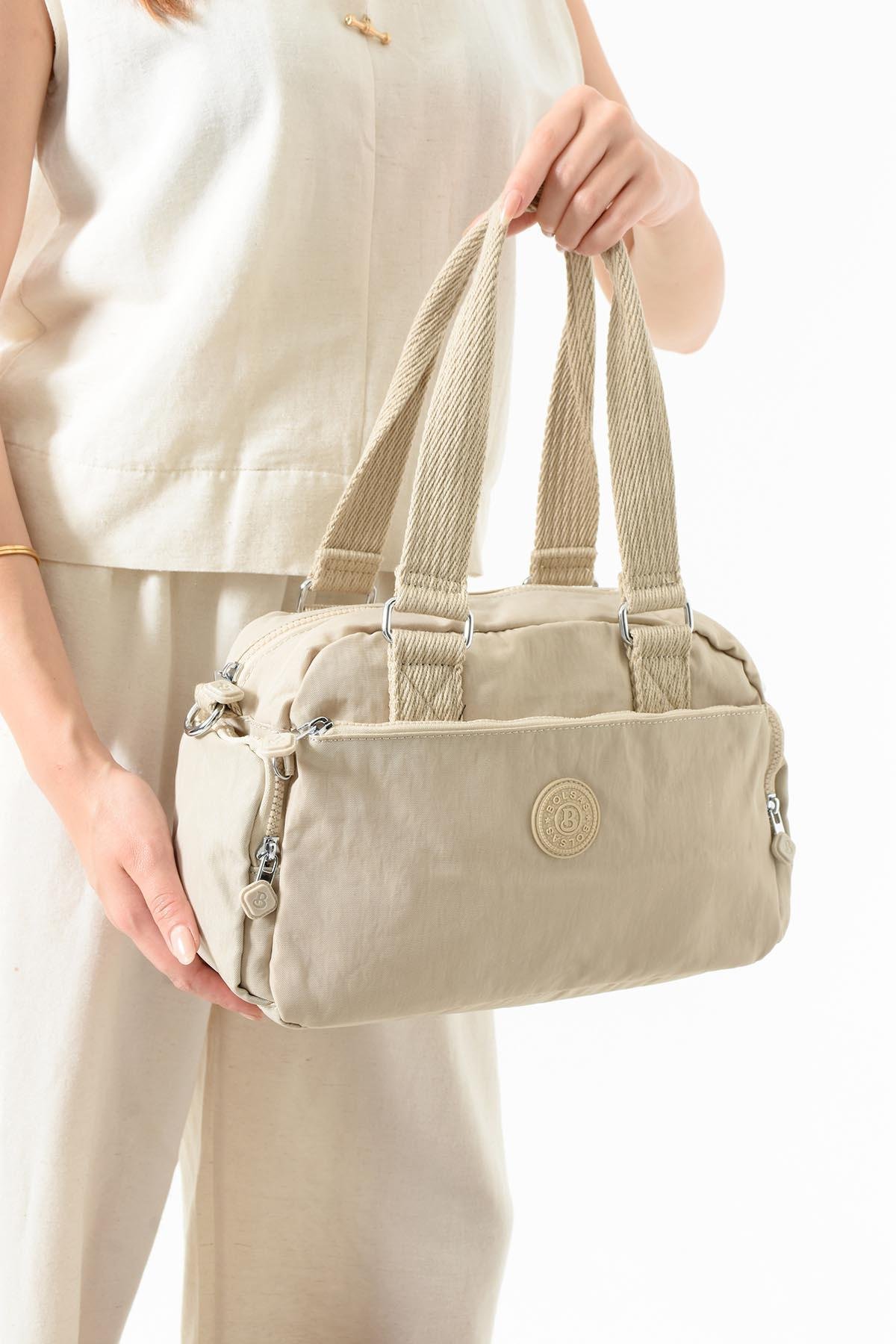 Bolsas Çapraz Askılı Kadın Çanta Bej 1070