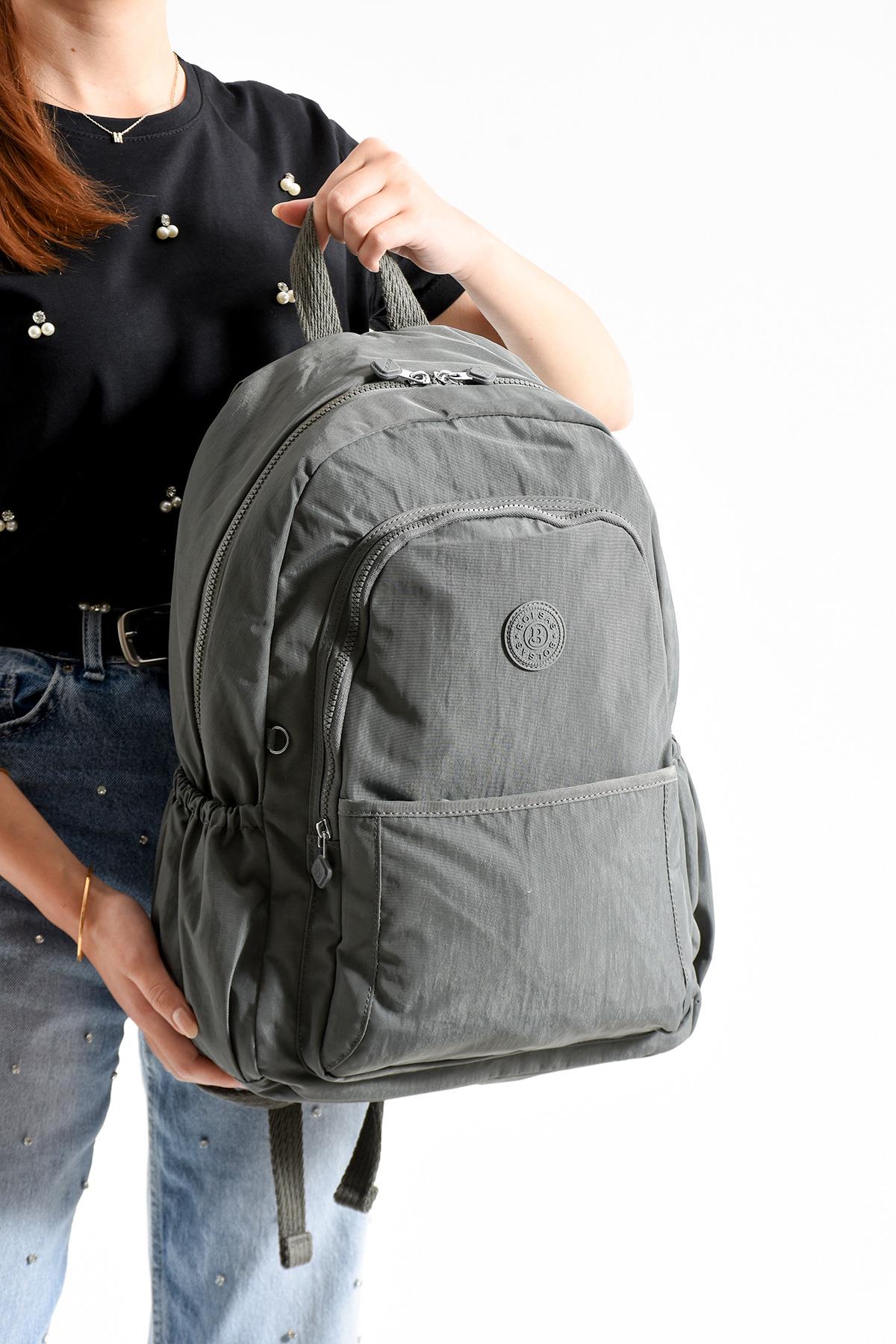 Bolsas Kadın Okul Sırt Çanta Gri 1090