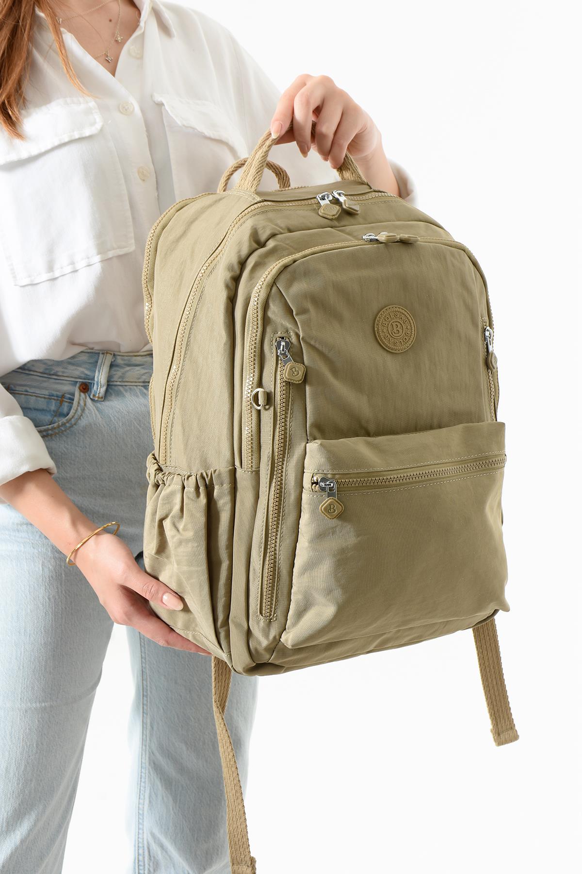 Bolsas Kadın Okul Sırt Çanta Vizon 1091