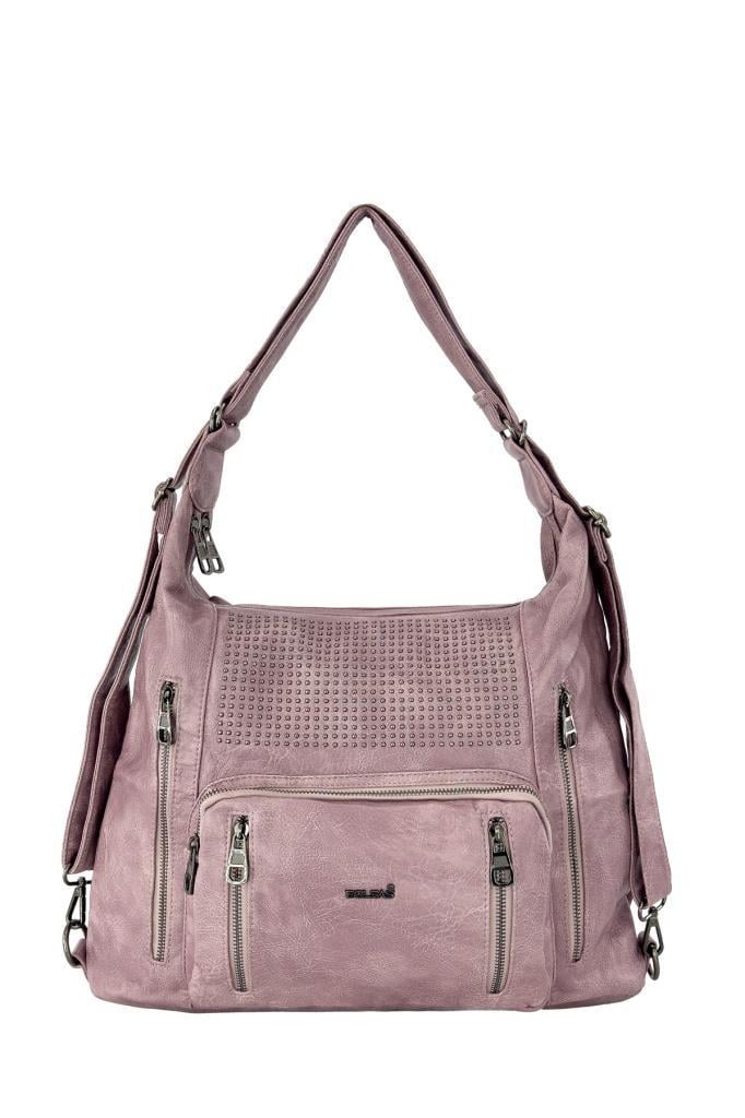 Bolsas Kadın Omuz ve Sırt  Çanta Pudra 1032