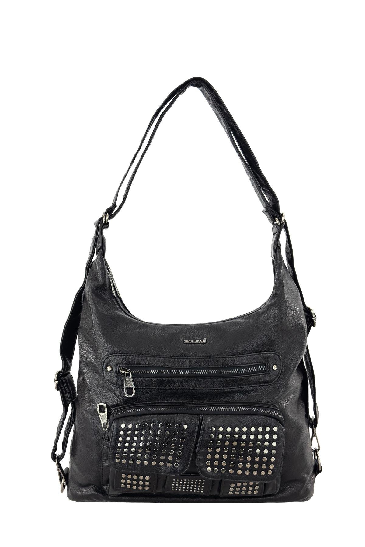 Bolsas Kadın Omuz ve Sırt  Çanta Siyah 1033