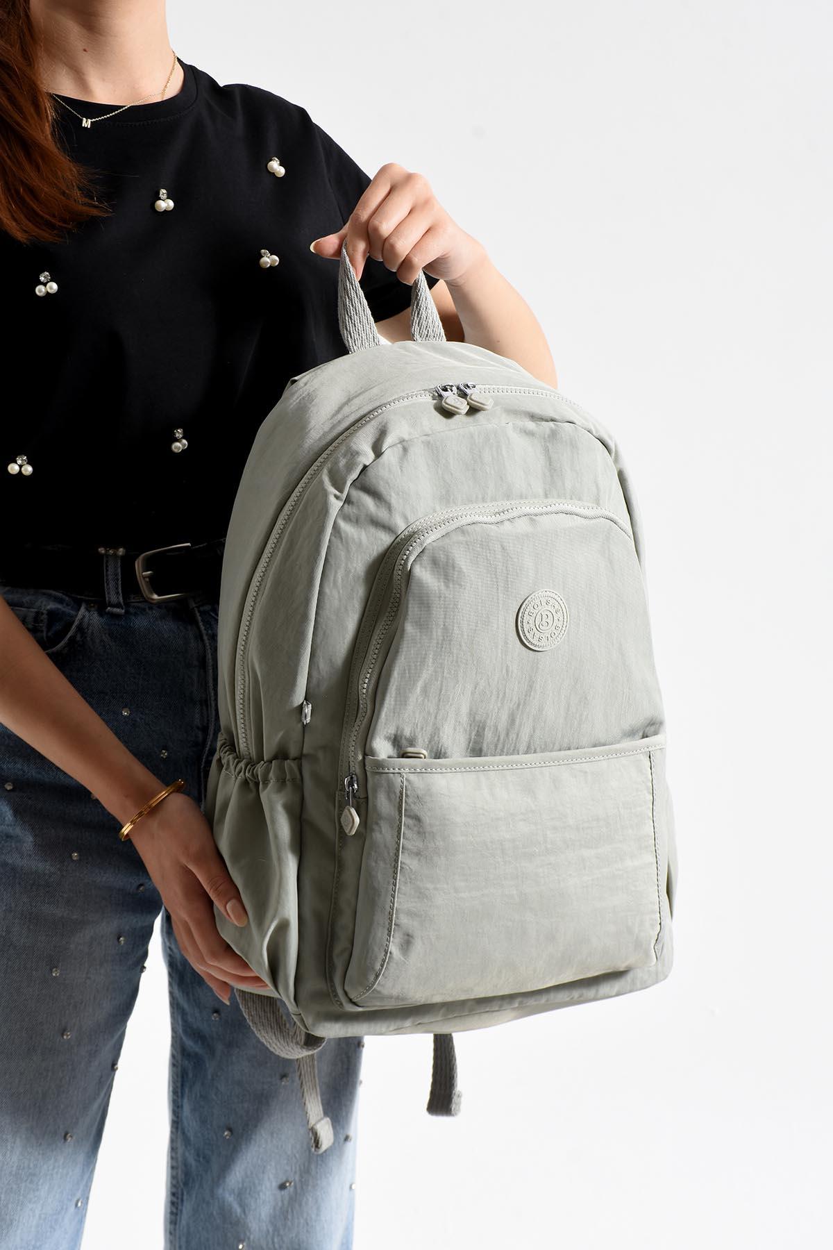 Bolsas Kadın Sırt Çanta Açık Gri 1090