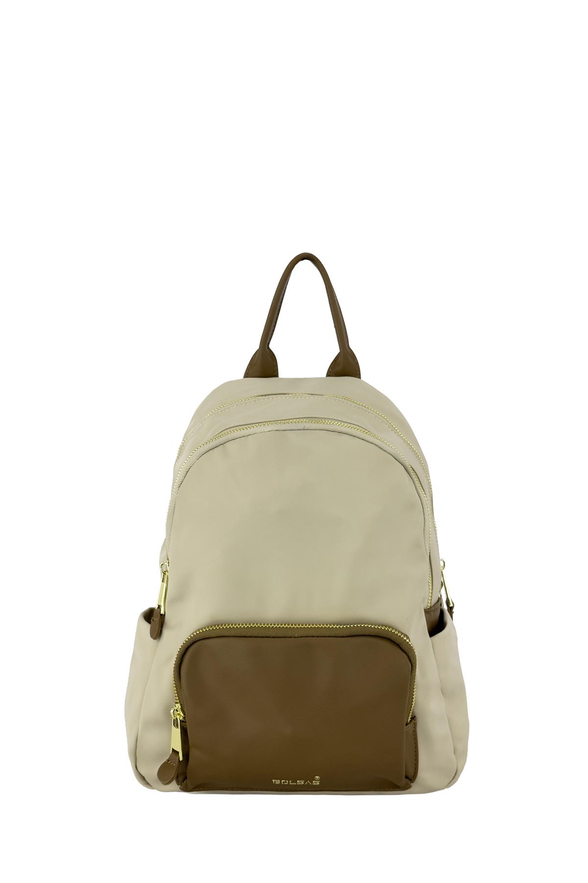 Bolsas Kadın Sırt Çanta Bej 1048