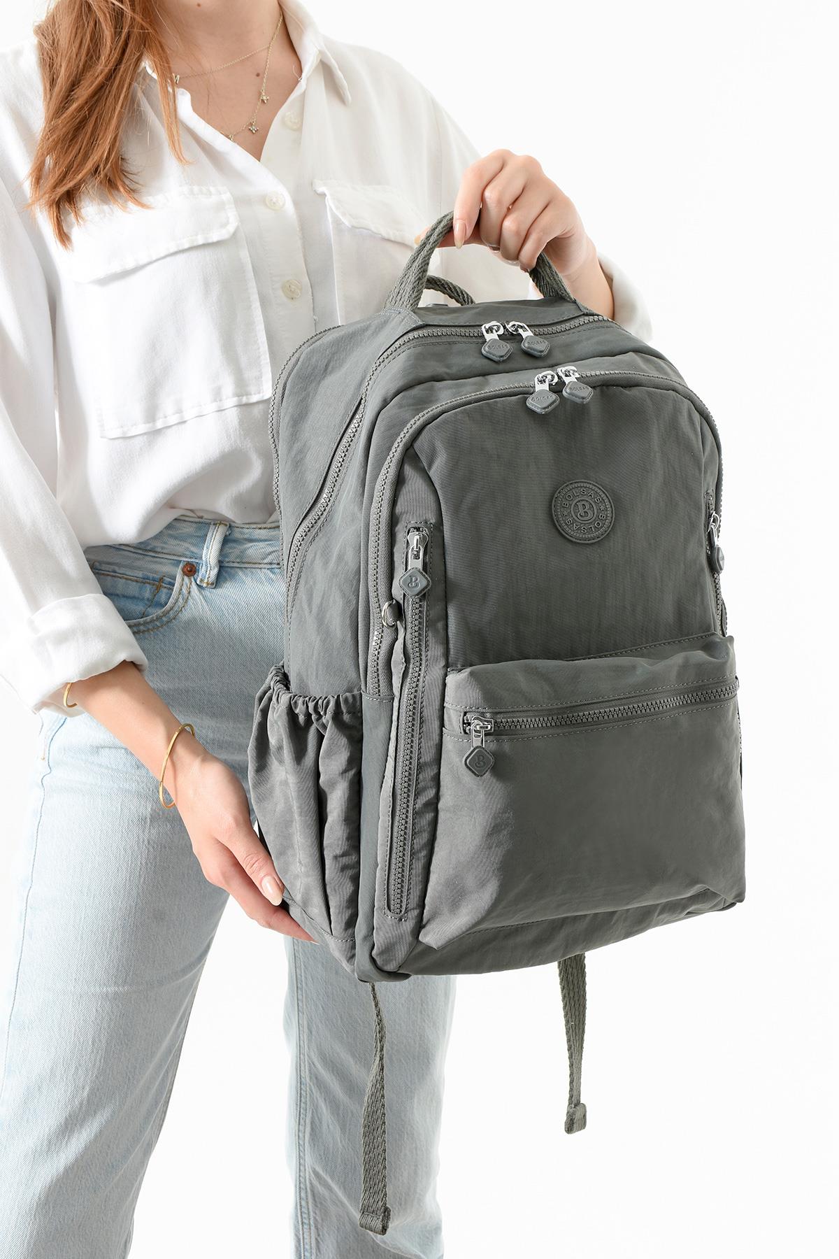 Bolsas Kadın Sırt Çanta Gri 1091