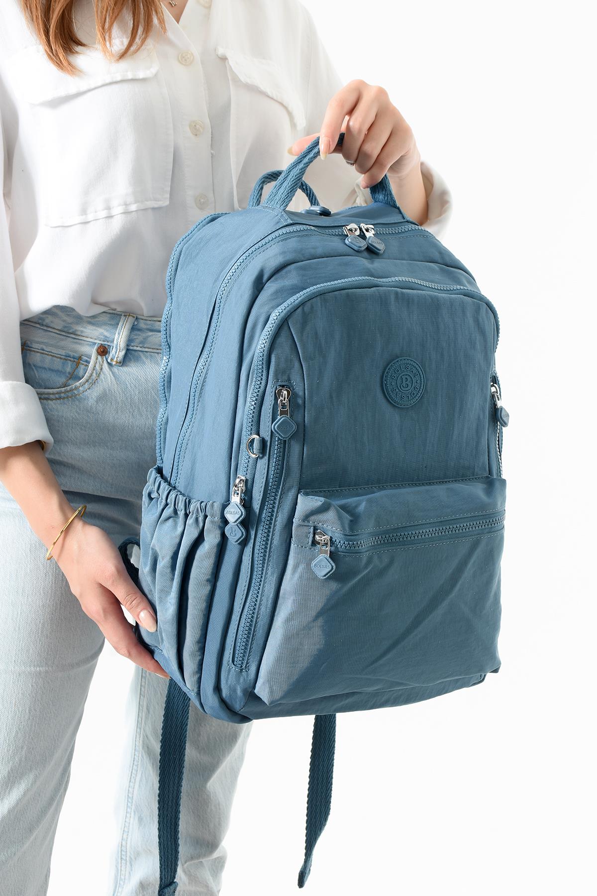 Bolsas Kadın Sırt Çanta Mavi 1091