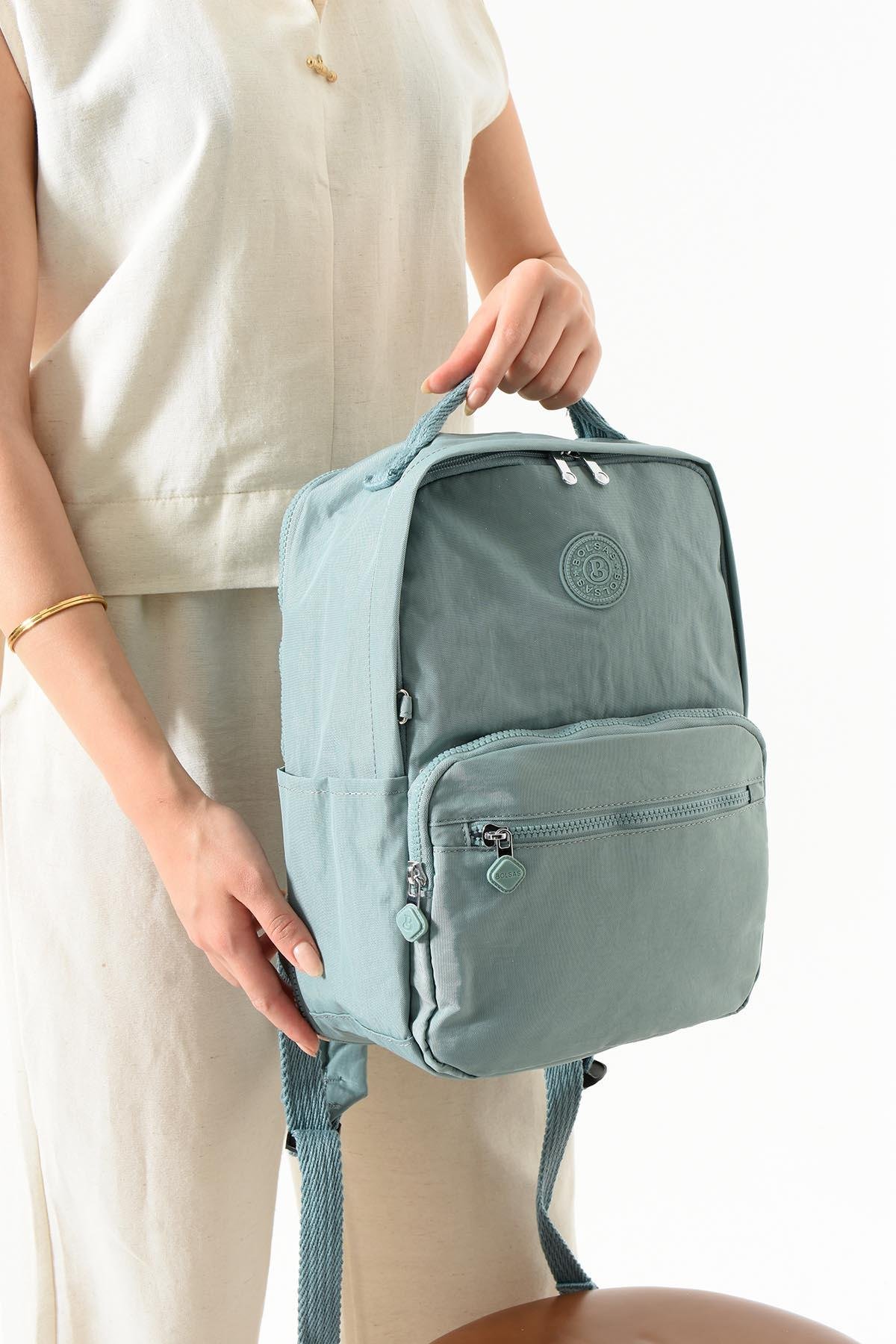 Bolsas Kadın Sırt Çanta Su Yeşili 1097