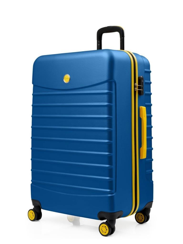 Büyük Boy Valiz 4x2 Teker Mavi 1168
