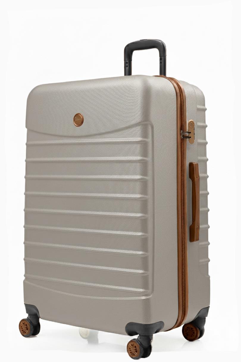 Büyük Boy Valiz 4x2 Teker Vizon-Taba 1168